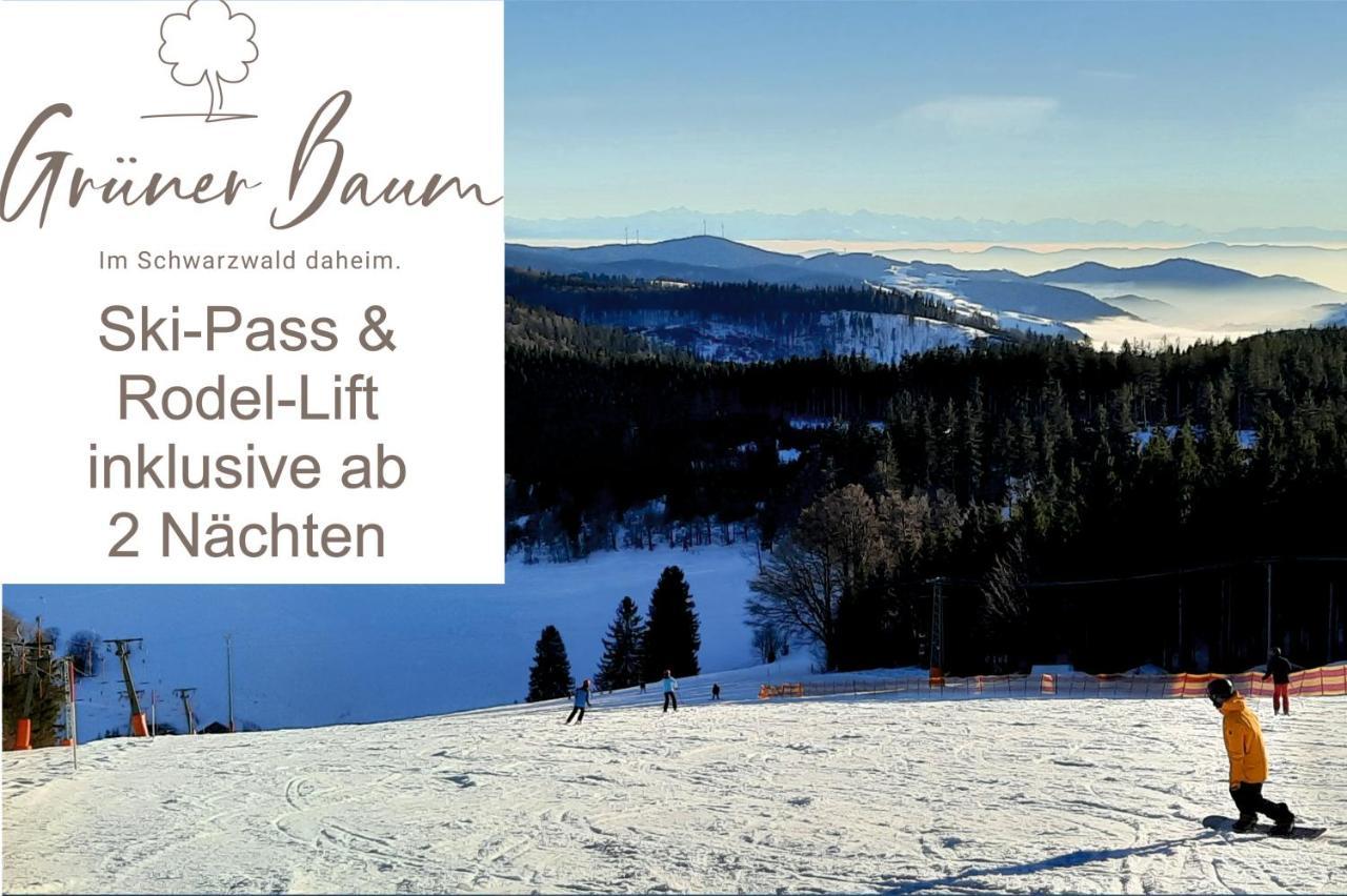 Gruener Baum Naturparkhotel & Schwarzwald-Restaurant Todtnau Bagian luar foto